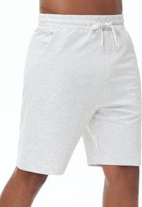 Pantalones Cortos de Salón para Hombre, Casuales, Esenciales, Corte Holgado, Transpirables, 100% Algodón, Antiarrugas, Resistentes al Viento, Cintura Elástica, Ropa de Dormir - Product Image 5