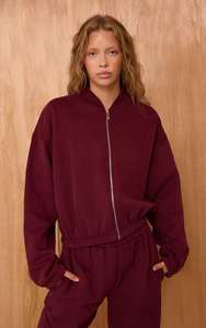 Ensemble de survêtement vintage uni d'hiver tendance, sweat-shirt et pantalon unisexe, vêtements de sport décontractés, streetwear, tenue de sport, molleton - Product Image 3