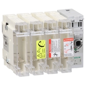 สวิตช์-ดิสคอนเนคเตอร์-ฟิวส์ SCHNEIDER ELECTRIC TeSys GS2J4 แบบ 4 ขั้ว 100A NFC ขนาด 22x58 มม. สำหรับสตาร์ทมอเตอร์ - Product Image 1