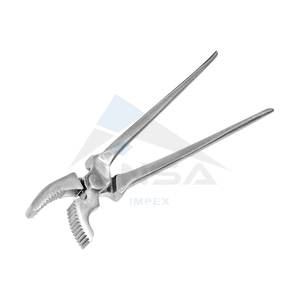 Premium 14-Inch Farrier Hoof Nail Clincher Heavy-Duty Curved Jaw Equine Farrier Tool Hecho de acero al cromo vanadio - Product Image 5