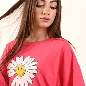 T-shirts en twill à col rond pour femmes, coupe classique, de haute qualité, écologiques, respirants, séchage rapide, vêtements décontractés, fabriqués en 100% coton, été - Product Image 4