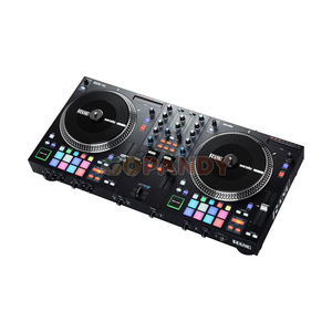 Controlador de DJ de 2 Canales Profesional con Plataformas Giratorias Motorizadas Estilo Turntable - Product Image 1