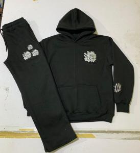 ชุดจ๊อกกิ้งผ้าฝ้าย330ก. แห้งเร็วสำหรับทุกเพศชุดออกวิ่งฉลากตามสั่งโลโก้ได้ตามต้องการ - Product Image 1