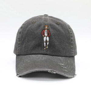 2024 Factory Price <b>Vintage</b> Custom Embroidery Logo Baseball <b>Cap</b> Adjustable 6 Panel Cotton Dad Hat and <b>Cap</b> - Product Image 2