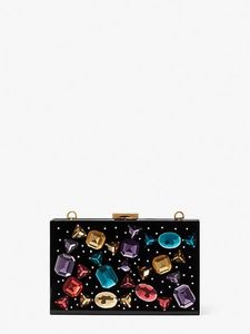 Fabricante SCI venta al por mayor de resina epoxi portátil Multi Shade Clutch bolsa de maquillaje móvil Partywear bolsa Luna forma resina regalo bolso - Product Image 2