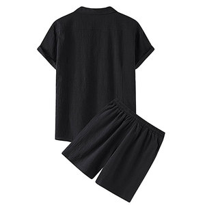 <b>Mens</b> Summer Two Piece Set Lightweight <b>Short</b> Sleeve <b>T</b> <b>Shirt</b> <b>and</b> <b>Shorts</b> Comfortable Casual Streetwear With Your Own Logo - Product Image 3