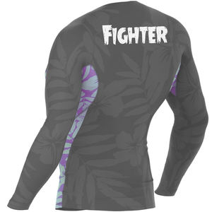 เสื้อแรชการ์ดแขนสั้นแบบซับลิเมชัน BJJ พร้อมโลโก้ OEM - Product Image 2