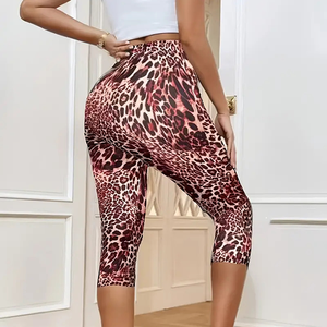 Women's Eco-Friendly Spandex & Polyester Skinny <b>Trousers</b> <b>with</b> <b>Elastic</b> <b>Waist</b> for Summer - Product Image 3