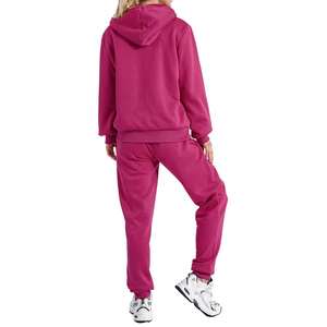 Ensemble à capuche pour femmes recadrée haut court personnalisé survêtement blanc Jogging une pièce costume grande taille combinaison survêtements pour femmes - Product Image 6