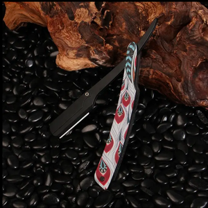 Maquinilla de afeitar de borde recto profesional para hombre, acero inoxidable de alta calidad con hoja afilada para afeitar y esquilar, grado Industrial - Product Image 5