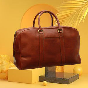 กระเป๋าเดินทางหนังแท้สำหรับผู้ชาย - Product Image 6