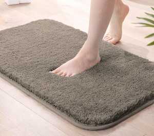 Thick Microfiber Dirt Resistant Indoor 50x80cm Absorbent Low Profile <b>Entrance</b> <b>Rug</b> Washable Non Slip Inside Anti-slip Door Mat - Product Image 4