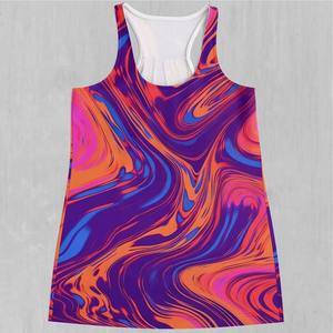 Nouveau débardeur femme été, couleur unie, coupe ajustée, tissu satiné avec logo frontal, séchage rapide et respirant - Product Image 4