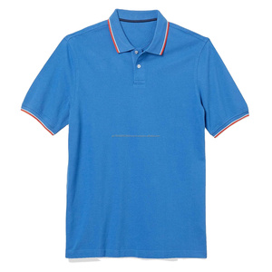Polo de hombre de talla grande de calidad superior más vendido, camiseta transpirable de algodón y poliéster con logotipo personalizado, camiseta con diseño estampado de letras lavadas - Product Image 1