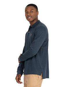 100% polos personnalisés pour hommes en coton biologique avec logo brodé T-shirt d'été en piqué doux de haute qualité respirant tenue décontracté - Product Image 4