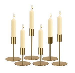 Bougeoir en laiton de quantité minimale de commande bas de haute qualité chandeliers de Table pour la maison bougeoir de décoration de fête de mariage - Product Image 5