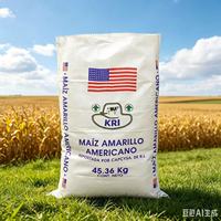 Sac d'emballage agricole en tissu laminé tissé, résistant à l'humidité, sur mesure, pour farine de riz, engrais et aliments pour animaux, prix d'usine