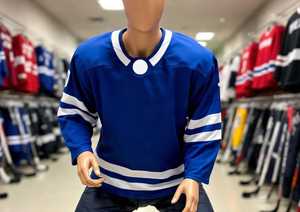 Meilleur prix séchage rapide à manches longues vêtements de sport d'entraînement personnalisable équipe Sublimation impression Logo blanc maillot de Hockey sur glace 2025 - Product Image 6