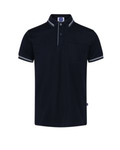 Polos de tela elástica transpirable de secado rápido para hombre, 100% de algodón, uniformes, ropa para mujer - Product Image 3