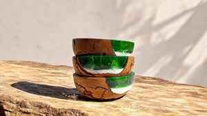 Tazón de Servir Moderno de Madera y Resina Pulida, Estilo Americano, para Bodas, Hogar, Ecológico, de la Mejor Calidad - Product Image 4