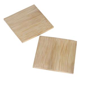 Nouvel ensemble de 4 dessous-de-verre ronds en bois avec découpe décorative, couleur personnalisable, épaisseur 5 mm, écologiques, 9,5x9,5 CM - Product Image 6