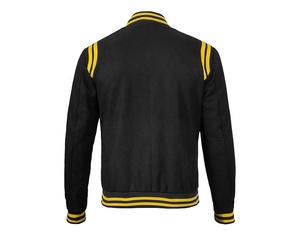 Chaqueta universitaria informal acolchada para hombre, chaquetas universitarias acolchadas bordadas gruesas personalizadas para hombre, fabricante - Product Image 6