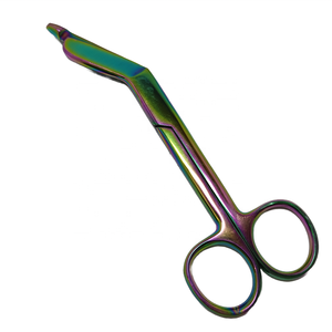 Ciseaux de bandage multicolore en acier inoxydable, arc-en-ciel, instruments médicaux - Product Image 1