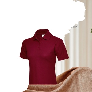 Polo de Manga Corta Premium para Mujer, Diseño Simple Personalizado, Tejido de Poliéster Transpirable, Suave al Tacto, Estampado Informal para Adultos - Product Image 3
