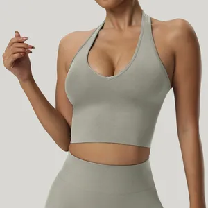 Sujetador deportivo personalizado para mujer 2025 de Pakistán, ropa de gimnasio transpirable de alta calidad con nuevo diseño - Product Image 6