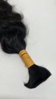 Extensions de cheveux humains vierges Remy indiens en gros, alignés sur les cuticules, provenant d'un seul donneur, résistants à la chute, pour tresses en vrac