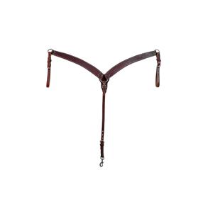 Collier de selle western pour chevaux Noir outillé Trail Pleasure and Barrel Roping Plastron fabriqué à partir de cuir de qualité - Product Image 2