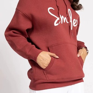 Sweats à capuche pour femmes, tissu de qualité supérieure, molleton de coton, service OEM, conception ODM, sweat à capuche tendance, sweat à capuche à enfiler, dernier design 2025 - Product Image 5