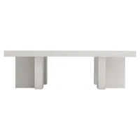 Table basse Bernhardt Blythe Y10 blanchie sablée