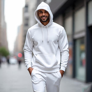 Jogger Chándal Hombres Casual Jogging Outdoor Track Suit Hombres Ropa deportiva Sudadera con capucha y pantalones de chándal Hombres - Product Image 2