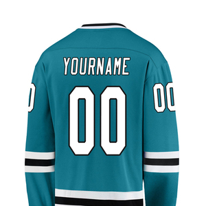 2025 Wholesale Custom Sublimation Ice Hockey Jersey 100% Polyester Anti-Bacterial Quick Dry Custom Design Comfortable <b>Blank</b> - Product Image 4