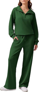 Ensemble de survêtement athleisure décontracté pour un usage quotidien, tissu doux et respirant, style confortable, coupe moderne et tendance, pickgo nowplay - Product Image 2