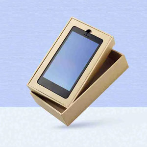 Cajas rígidas de embalaje móvil Tamaños y formas personalizados Kraft ecológico, troquelado corrugado de flauta electrónica al por mayor - Product Image 2