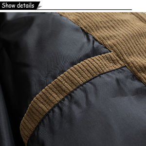 Venta directa de fábrica, venta al por mayor, diseño de logotipo personalizado, chaqueta acolchada para hombre, nueva chaqueta acolchada impermeable de moda de alta calidad para invierno - Product Image 6