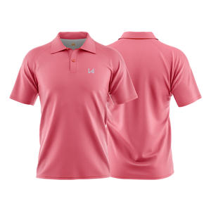 Polos Casuales de Manga Corta para Hombre de Alta Calidad con Tela de Sarga Antiencogimiento, Poliéster/Algodón 200gsm, Impresión Serigráfica - Product Image 1