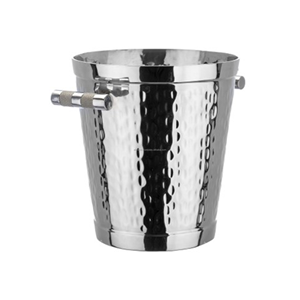Customization Metal Hammered Stainless Steel Ice Bucket, Champagne Chiller Or <b>Beer</b> Bucket For Home Bar And Outdoor Parties - Product Image 2