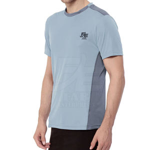 Camisetas de algodón liso para hombre, venta al por mayor, camiseta con logotipo personalizado para hombre, Camiseta básica diaria transpirable OEM - Product Image 2