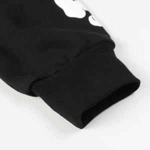 ผู้ผลิตคุณภาพสูง 1.1 ออกแบบเสื้อฮู้ดผ้าฝ้าย 100% สำหรับผู้หญิงและผู้ชาย เสื้อฮู้ดแฟชั่นลายฉีกขาด - Product Image 1