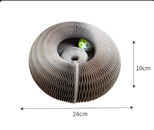 Mèo accordion đồ chơi với chuông <span class=keywords><strong>Kitty</strong></span> đồ chơi bóng cào Pad ma thuật organ mèo cào bảng mèo cào đồ chơi - Product Image 1