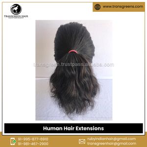 วิกผมลอนธรรมชาติเกรดสูง16นิ้วสำหรับต่อผมจากผู้ผลิตอินเดีย - Product Image 3