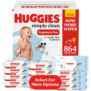 Toallitas Húmedas para Bebé Huggies Simply Clean Sin Perfume, 12 Paquetes con Tapa Abatible, 864 Unidades en Total - Product Image 6