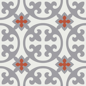 Modernes Design Restaurant Garten hand gefertigte Zement fliesen 20*20 cm kleine Blumenmuster Wand-und Bodenfliesen Made in Vietnam - Product Image 5