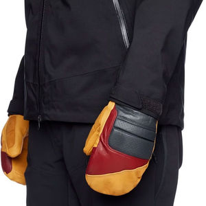 Cómodos guantes de esquí para clima frío para hombres, hechos a medida, impermeables, transpirables, de cuero para Snowboard, guantes de esquí de calidad estándar - Product Image 3