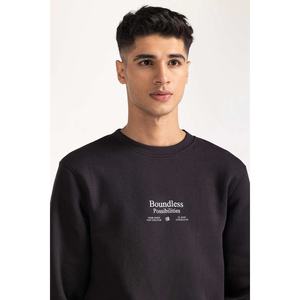 Sweat-shirt 100% coton à col rond, écologique, tailles XS-6XL, imprimé à l'écran, motif uni, toutes saisons, MN-SWS-WS24-060 - Product Image 6