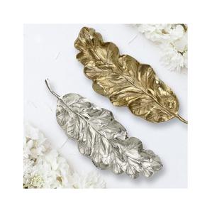 Plateaux de rangement en feuille d'argent organisateur de rangement décoratif en métal en aluminium plateau de service cosmétique/cuisine - Product Image 3