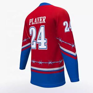 Conception personnalisée 2025 maillot de hockey impression 3D jeunes hommes maillot de hockey sur glace compétition maillots d'entraînement - Product Image 5